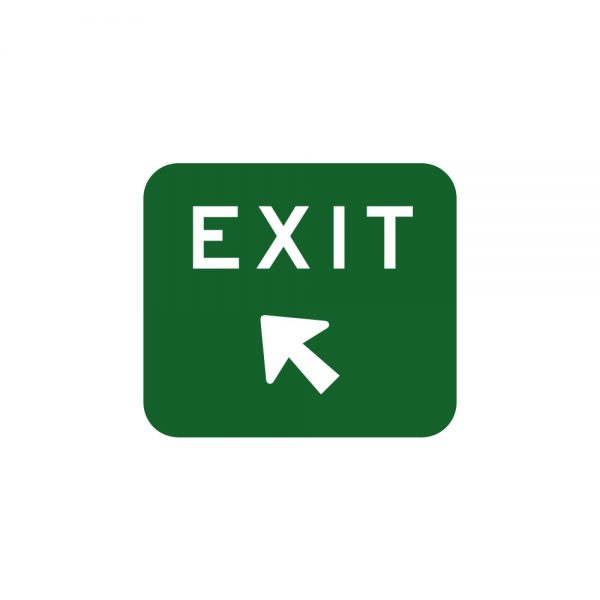 Exit Sign - Green Signage