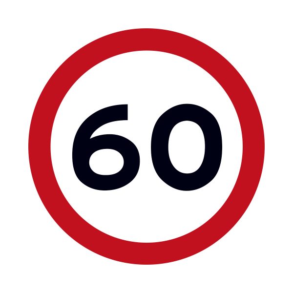 Speed Sign (Square) - Speed Limit Road Signs