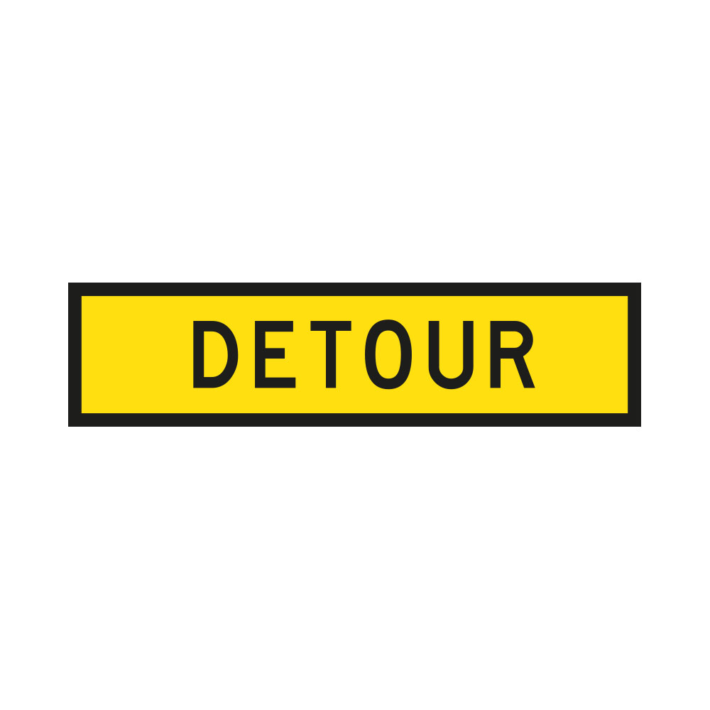 Detour Signage Road Work Sign National Safety Products
