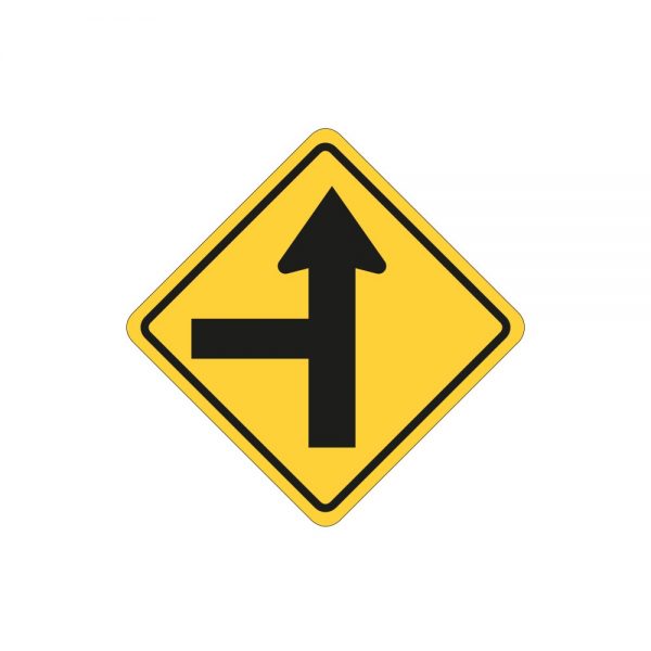 Side Road Intersection Straight Left or Right