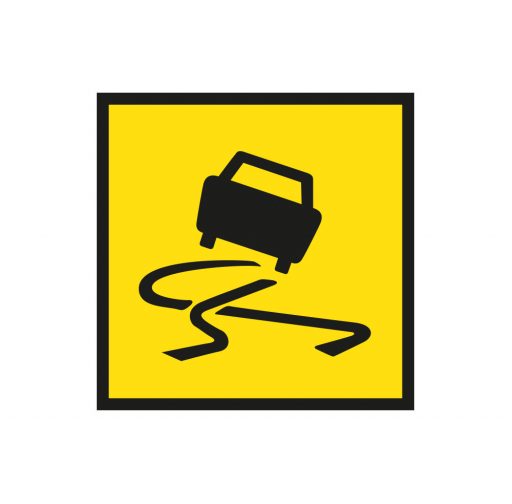 Slippery Road Sign- Road Safety Signs