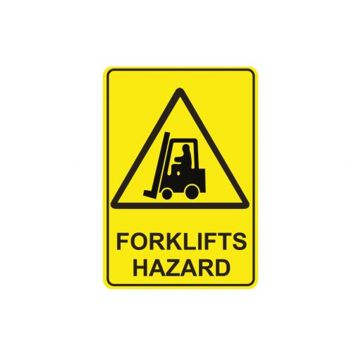 Warning Forklifts Hazard