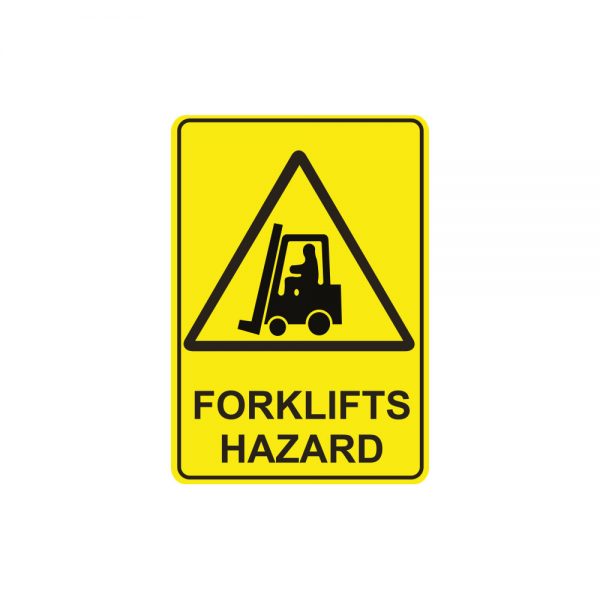 Warning Forklifts Hazard