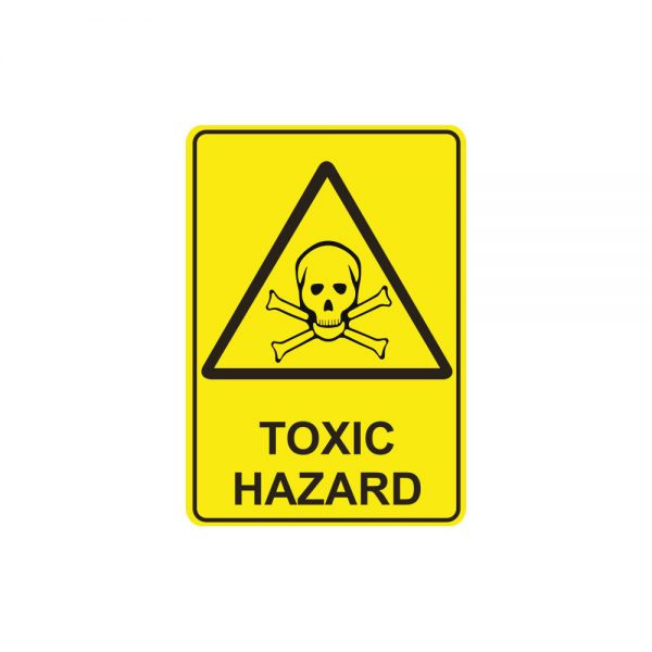 Warning Toxic Hazard Sign